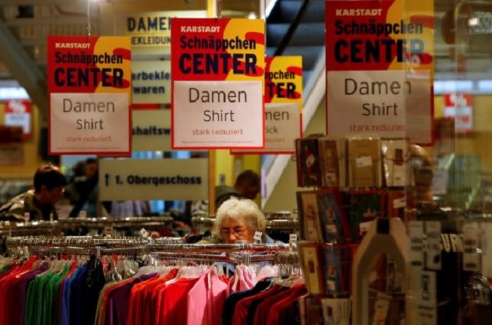 German inflation falls back to zero in April, state data suggests